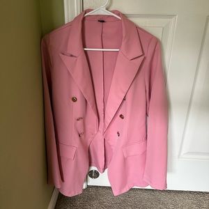 Shein women’s blazer pink